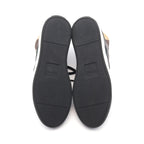FENDI High cut sneakers Leather Fabric Black Green