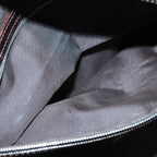 FENDI Zucca Canvas Hand Bag Brown Black Silver93228