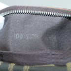 FENDI Zucca Canvas Hand Bag Brown Black Silver93228