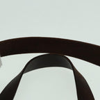 FENDI Zucca Canvas Hand Bag Brown Black Silver93228