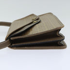 FENDI Zucchino Canvas Shoulder Bag Beige93250