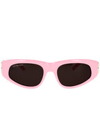 Balenciaga Eyewear Logo Decorated Cat Eye Frame Sunglasses BB0095S