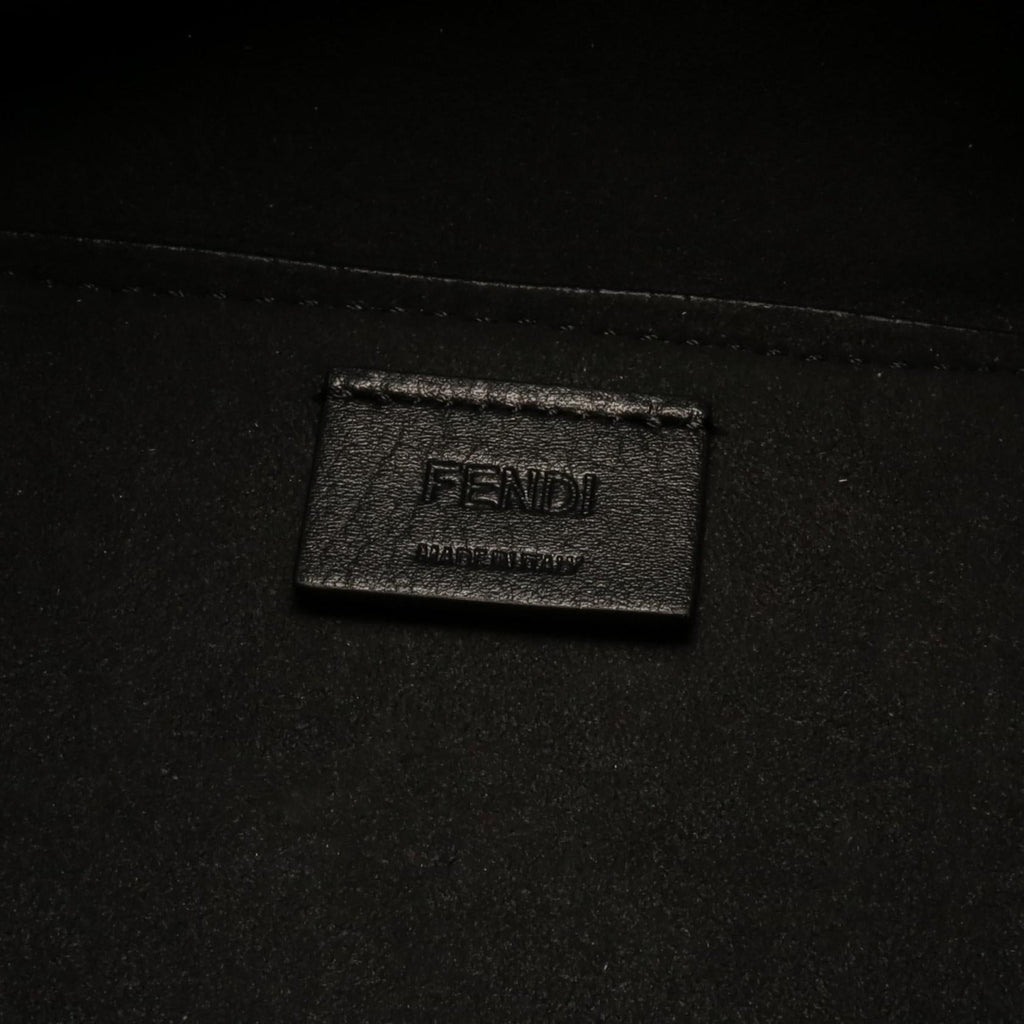 FENDI ORIGAMI MINI Origami Mini Shoulder bag Leather Black