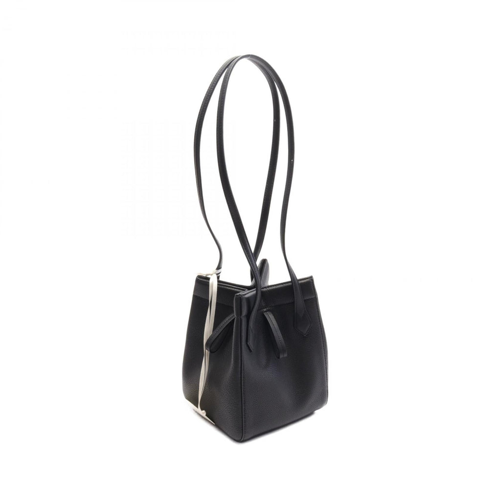 FENDI ORIGAMI MINI Origami Mini Shoulder bag Leather Black
