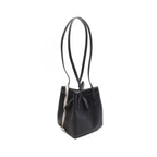 FENDI ORIGAMI MINI Origami Mini Shoulder bag Leather Black