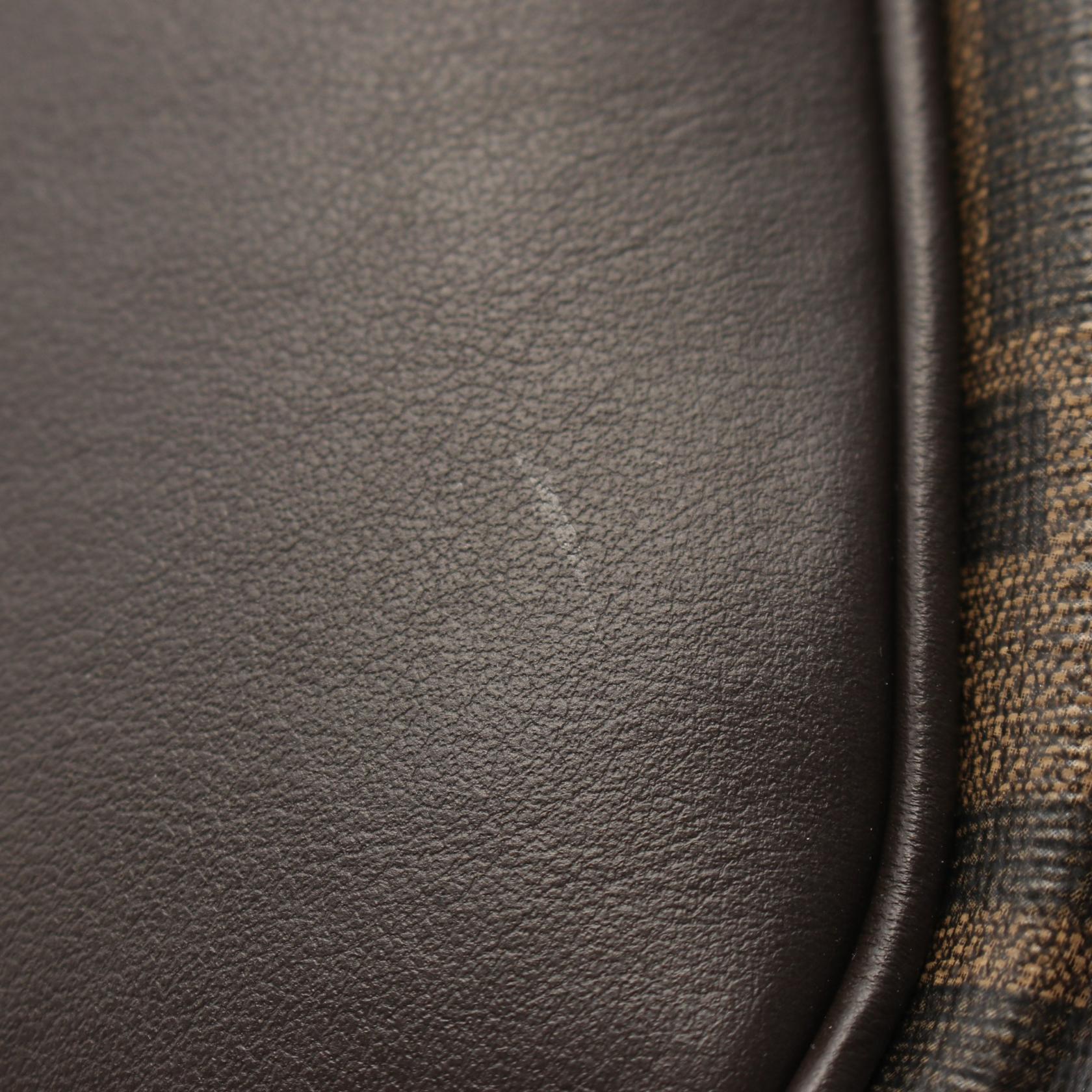 FENDI Zucca Boston bag PVC Coated Canvas Leather Brown Black