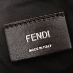 FENDI Zucca Boston bag PVC Coated Canvas Leather Brown Black