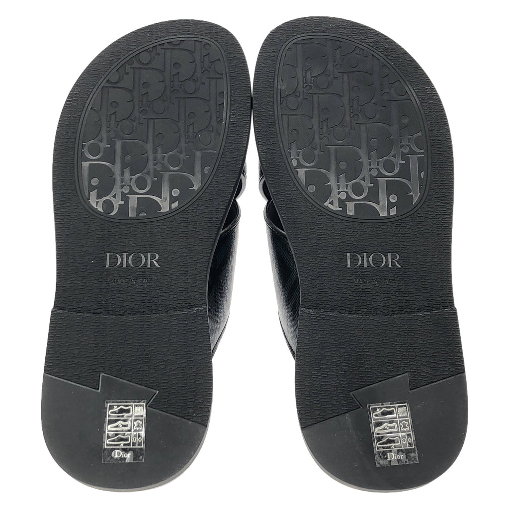 Dior Sandals Sandals Leather Black