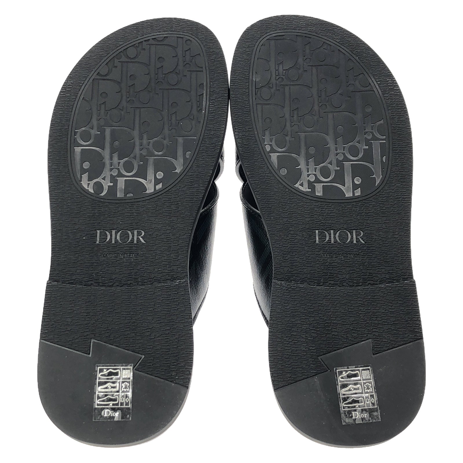 Dior Sandals Sandals Leather Black