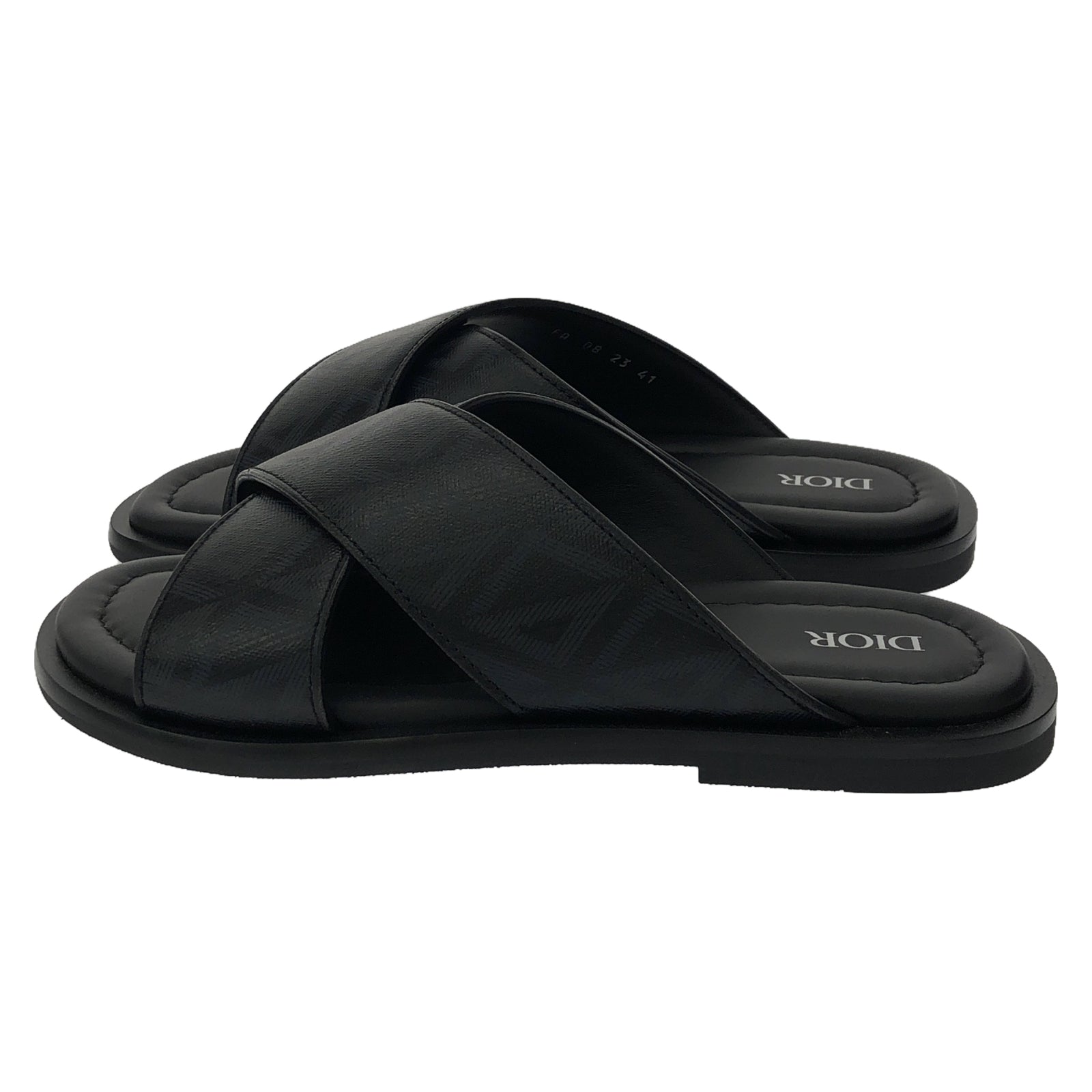 Dior Sandals Sandals Leather Black