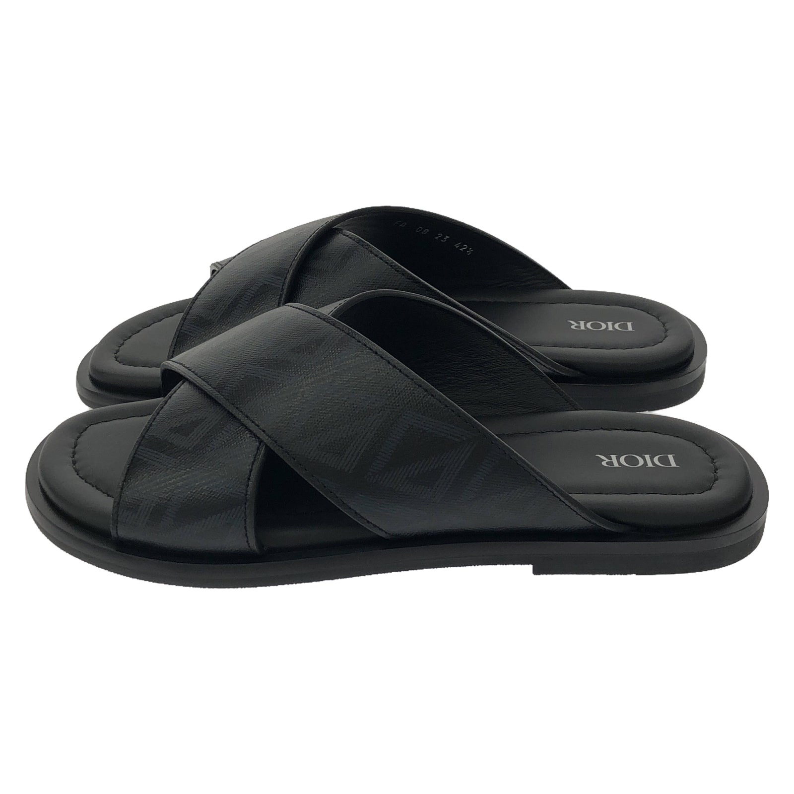 Dior Sandals Sandals Leather Black