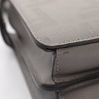 FENDI Peekaboo ISeeU Isee u X-Cross Zucca Handbag PVC Gray 2WAY