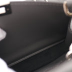 FENDI Peekaboo ISeeU Isee u X-Cross Zucca Handbag PVC Gray 2WAY