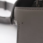 FENDI Peekaboo ISeeU Isee u X-Cross Zucca Handbag PVC Gray 2WAY