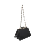 FENDI Peekaboo Cut Mini Chain shoulder bag Leather Black