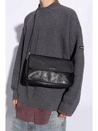 Balenciaga Grungy Cross Bag Black