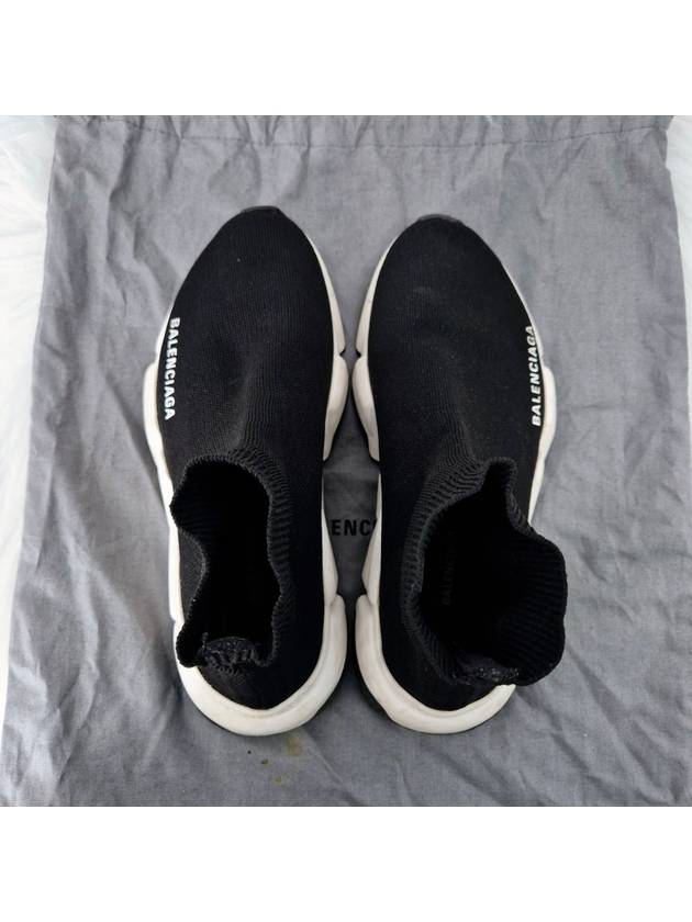Balenciaga Speedrunner women s sneakers black and white size 35