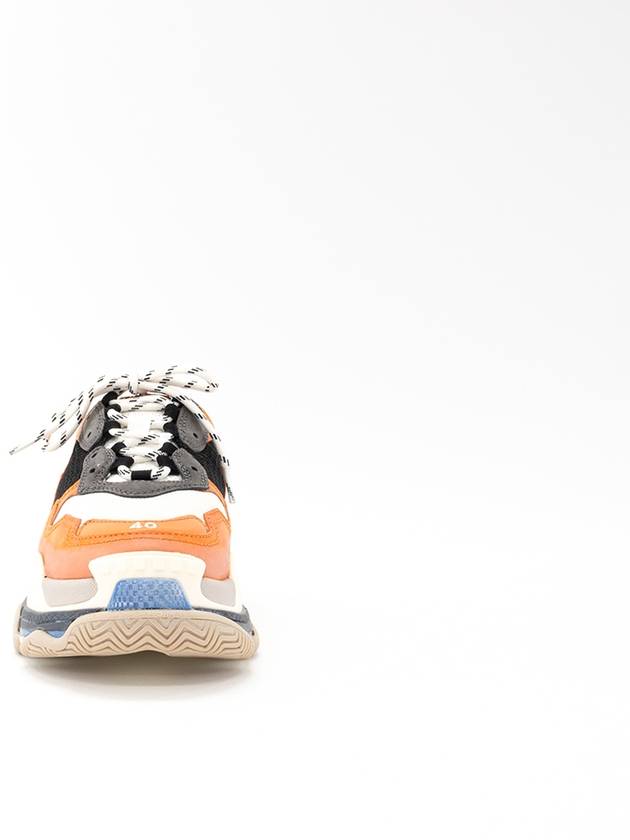 Balenciaga Triple S Low-Top Sneakers Blue Orange