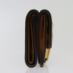 FENDI Zucca Canvas Wallet Gold Tone 8M039593704