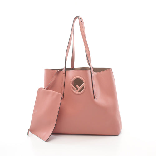 FENDI F Is Shopping Shoulder bag Tote bag Leather Pink