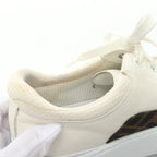 FENDI Zucca Force Low-top Sneakers Canvas Leather Brown White