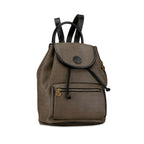 Fendi Zucchino  ish Zucchino Pvc Leather Backpack ()