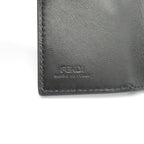 FENDI Tri-fold wallet Trifold wallet Leather Black