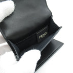 FENDI Tri-fold wallet Trifold wallet Leather Black