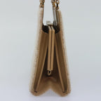 FENDI Zucca Canvas Hand Bag Beige Gold93833A