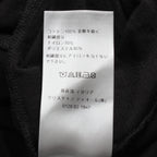 Dior DIOR * ERL T-shirt Crew neck Logo embroidery Cotton Black Damage processing