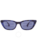 Fendi Fendi Blue Logo Cat Eye Ladies Sunglasses FE40089I 55X 53
