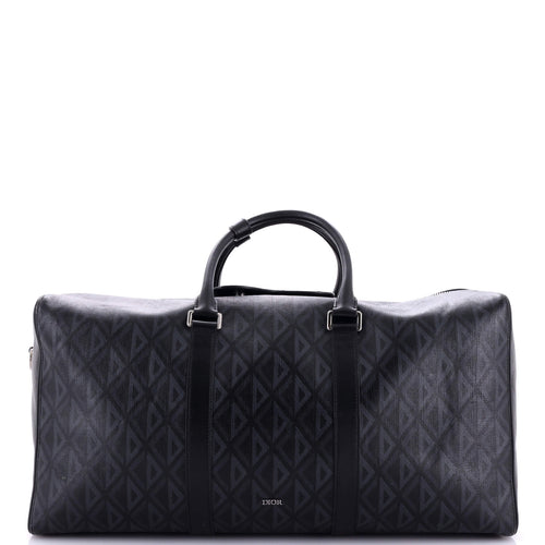 Dior Lingot Duffle Bag CD Diamond Coated Canvas 50
