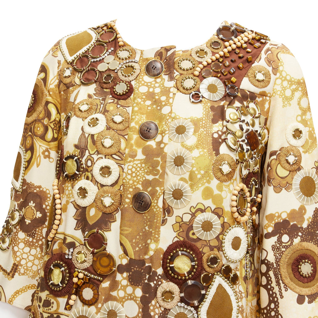 Chloe Phoebe Philo Ficelle Floral Embellished Dress