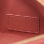 Dior Dior Travel Nomad pouch Small Handbag Leather Pink
