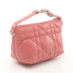 Dior Dior Travel Nomad pouch Small Handbag Leather Pink