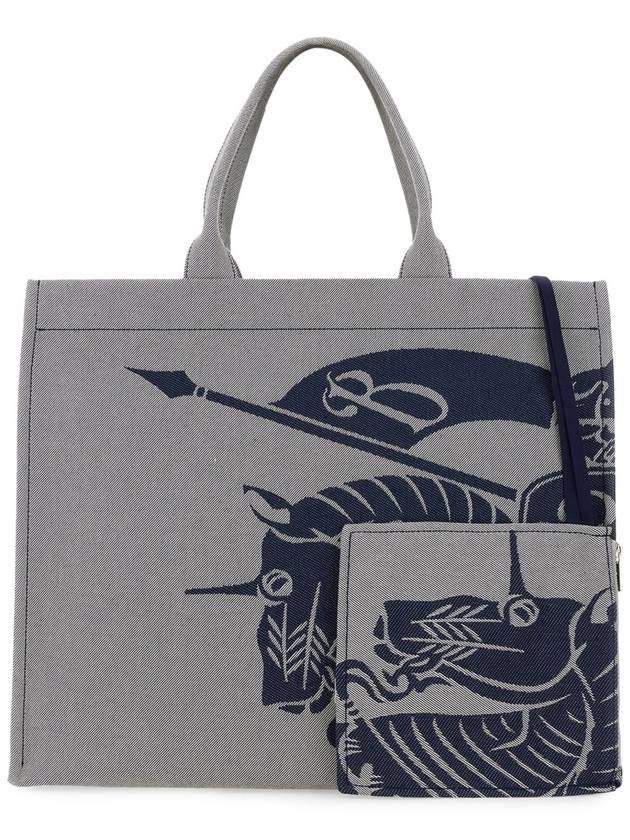 Burberry EKD Canvas Medium Tote Bag Grey