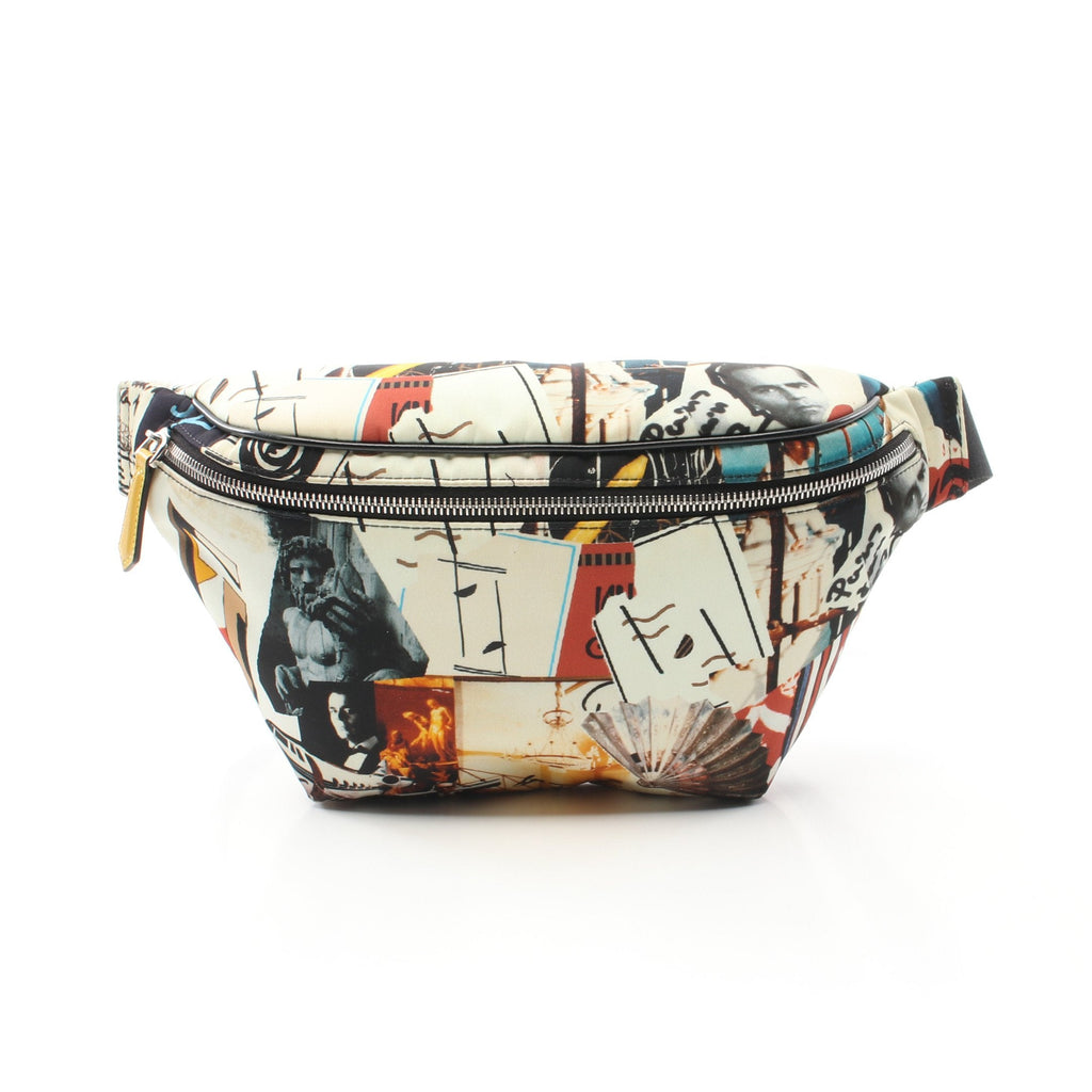FENDI FENDI * Karl Lagerfeld Body bag Waist bag Canvas Off white Multicolor