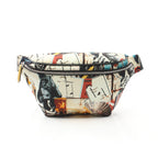 FENDI FENDI * Karl Lagerfeld Body bag Waist bag Canvas Off white Multicolor