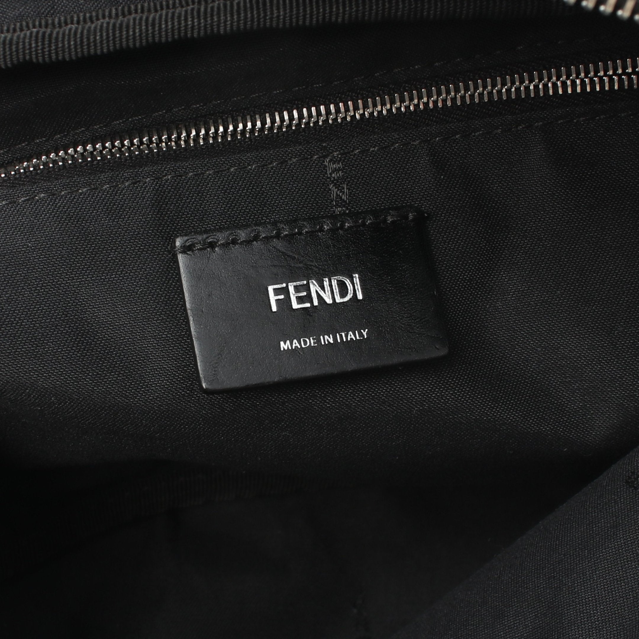 FENDI FENDI * Karl Lagerfeld Body bag Waist bag Canvas Off white Multicolor