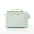 FENDI Peekaboo Isee u Small Handbag Nylon Light green 2WAY