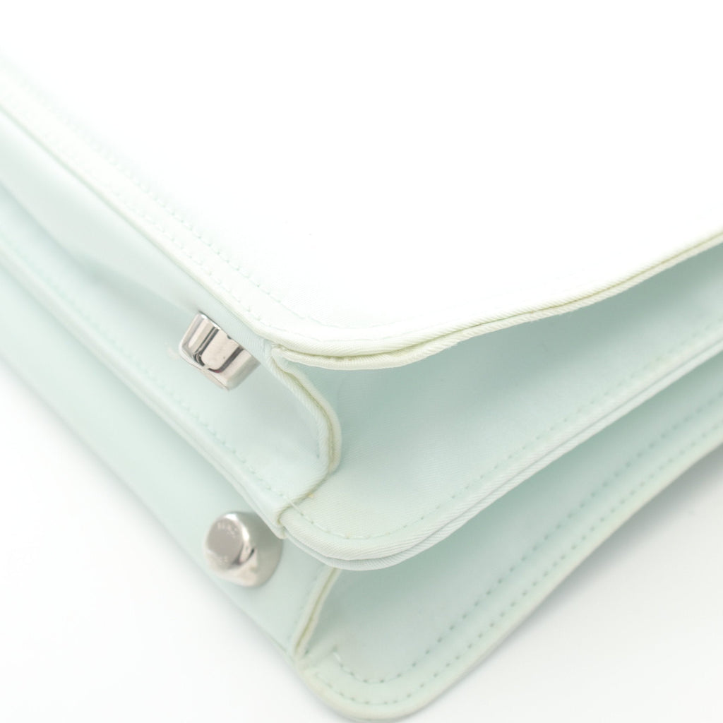 FENDI Peekaboo Isee u Small Handbag Nylon Light green 2WAY