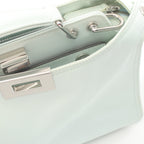 FENDI Peekaboo Isee u Small Handbag Nylon Light green 2WAY