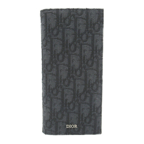 Dior Trotter Zip Long Wallet Bi-fold Long Wallet Others Jacquard Black