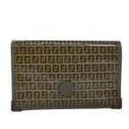 Fendi Zucchino  Canvas Clutch Bag ()