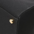 FENDI FENDI * VERSACE FENDACE Fenderche Handbag Tote bag Canvas Black 2WAY