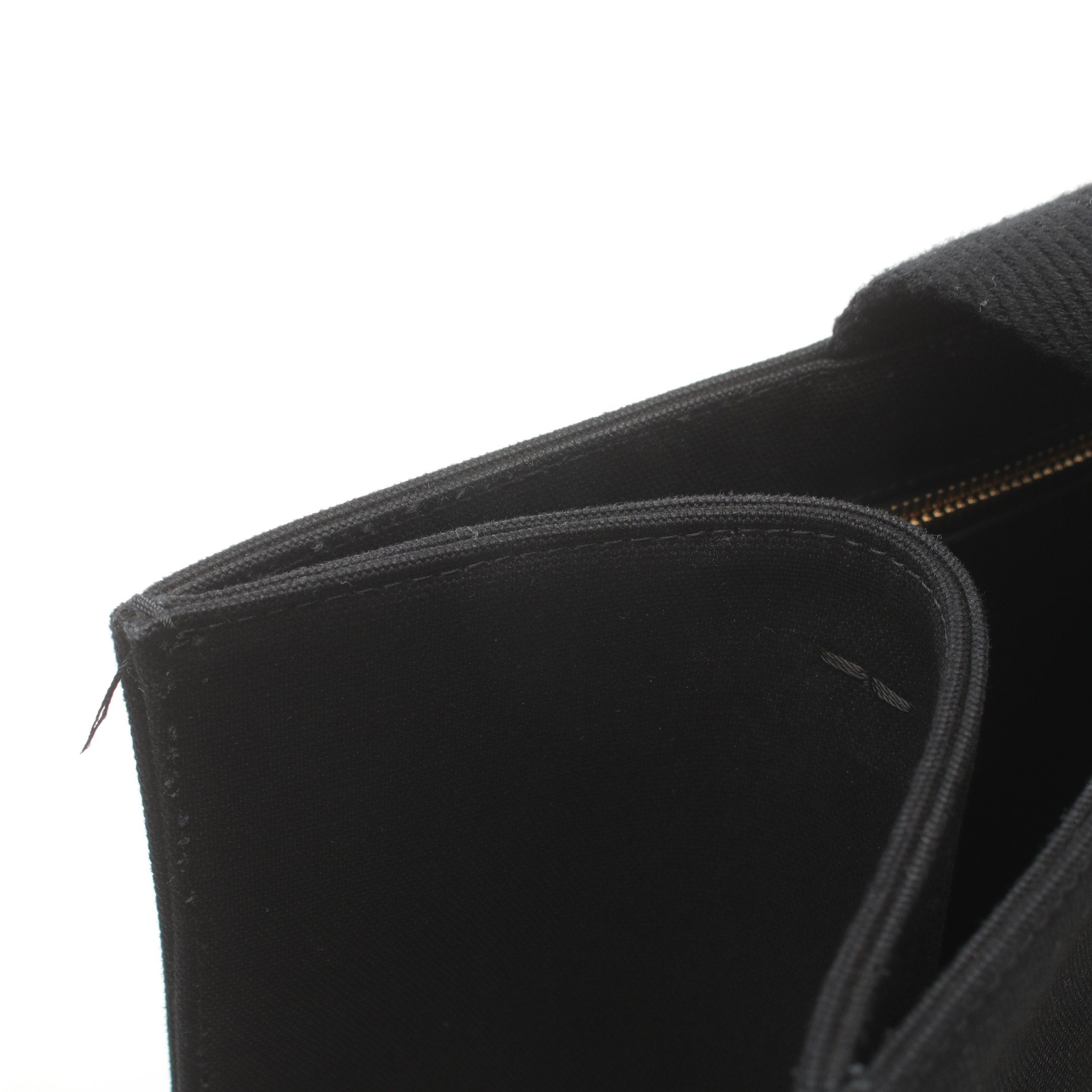 FENDI FENDI * VERSACE FENDACE Fenderche Handbag Tote bag Canvas Black 2WAY