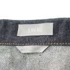 Dior DIOR * sacai Over Shirt Low Cotton Denim Denim Jacket Cotton Indigo blue