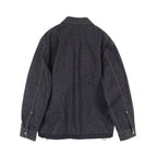 Dior DIOR * sacai Over Shirt Low Cotton Denim Denim Jacket Cotton Indigo blue