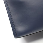 FENDI SHOPPING BAG Shoulder bag Tote bag Leather Navy
