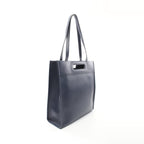 FENDI SHOPPING BAG Shoulder bag Tote bag Leather Navy
